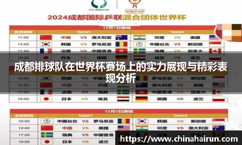 成都排球队在世界杯赛场上的实力展现与精彩表现分析
