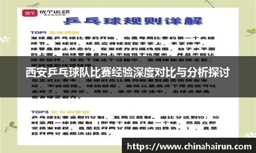 西安乒乓球队比赛经验深度对比与分析探讨